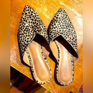 Madewell Emilia Mules calf hair 10